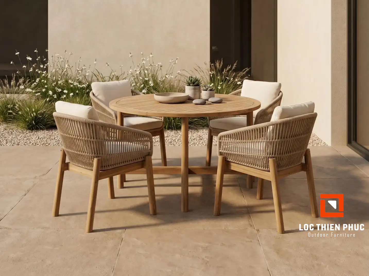 Bàn ghế cafe LTP55002 Bàn ghế cafe LTP55002
